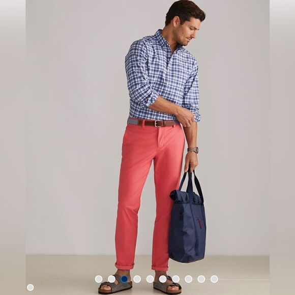 Vineyard Vines “ on the go” cotton blend pants Sz 32x32 - Picture 1 of 12